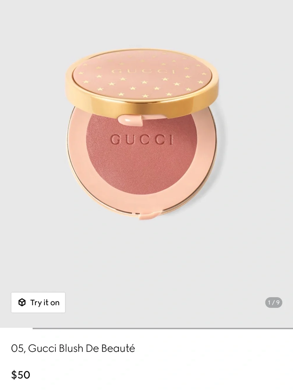 Gucci Cream Blush Compact — Rose Dust